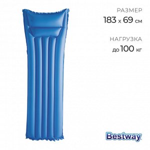 Матрас для плавания Bestway, надувной, 183x69 см, МИКС, 44007