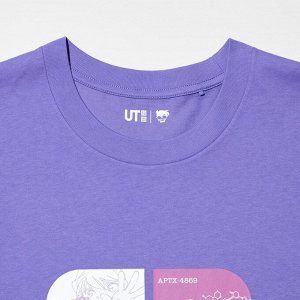 UNIQLO Футболка унисекс, фиолетовый