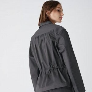 Куртка из хлопка, темно-серый