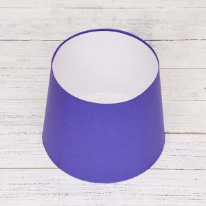 Набор коробок 3 в 1 Обратный конус "Фиалка",фиолетовый без крышек 20*19,5*24-10,5*15*14,5