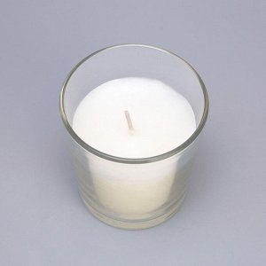 Свеча в гладком стакане ароматизированная "Кокосовый рай", 8,5 см