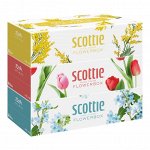 Салфетки Crecia &quot;Scottie Flowerbox&quot; двухслойные, 250 шт * 3 коробки