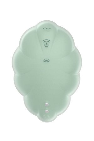 Вакуумный стимулятор клитора Satisfyer Cloud Dancer, силикон, мятный, 9 см