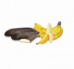 Мармелад Банановый рай в футляре формовой глазир.0,850 кг (Конфил)