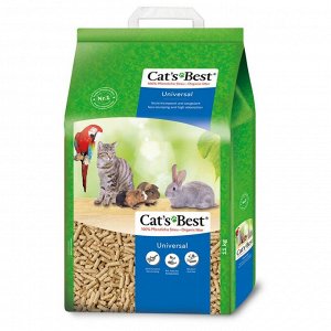 Наполнитель древесный Cats Best Smart Pellets без запаха 10л (5,5кг)