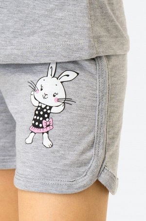 Хлопковый летний костюм для девочки Bonito