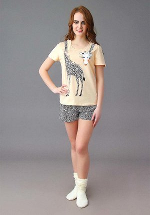 Пижама Люси(принт жираф) арт.4-203