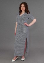 Платье Людмила (Полоса диагональ) арт. (3-312А)