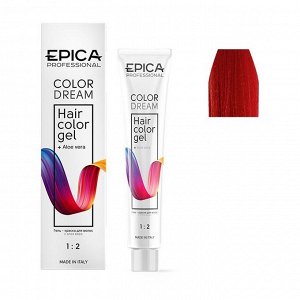 Epica Гель краска для волос без аммиака 77.66 русый красная смородина Epica Professional COLORDREAM 100 мл Эпика