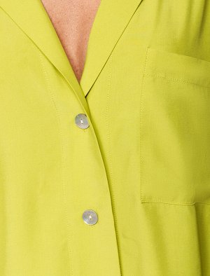 Vilatte Свободная блузка из премиальной вискозы и лиоцелла