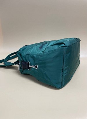 Женская сумка болоневая на плечо зеленая