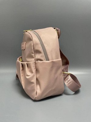 Рюкзак женский тканевый розовый