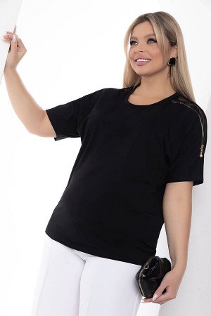 Блуза "Бриса" (черная) Б9015