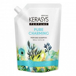 KeraSys Шампунь для волос парфюмированный Шарм (запаска) / Perfume Shampoo Pure &amp; Charming, 500 мл