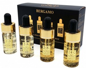 Bergamo Ампульная сыворотка с коллагеном и икрой Real Gold Collagen Caviar Ampoul, 13мл*1шт
