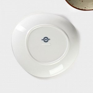 Набор тарелок десертных Magistro Mediterana, 2 предмета: 21x20 см, фарфор, бежевый