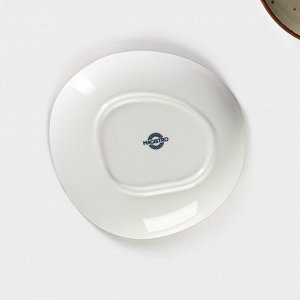 Набор тарелок пирожковых Magistro Mediterana, 2 предмета: 16x15 см, фарфор, бежевый