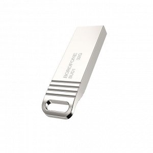 USB флеш-накопитель металл BOROFONE BUD1 Nimble 32GB USB 2.0 Флешка