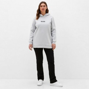 Худи женское с начёсом MIST Cozy style, серый