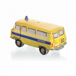 Фарфоровая игрушка УАЗ-452 Милиция-1 "Буханка"