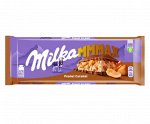 Шоколадная молочный Милка Peanut Caramel,  300 г