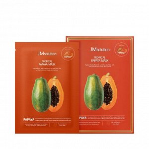 JMsolution Маска-салфетка с экстрактом папайи Tropical Papaya Mask