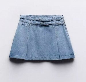 МИНИ-ЮБКА Z1975 С РЕМНЯМИ Z1975 PATCHWORK арт. 6147067, синий
