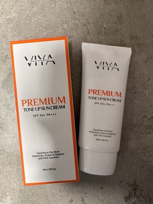 VIYA Солнцезащитный крем  с Premium Tone Up Sun Cream  SPF 50+ PA+++