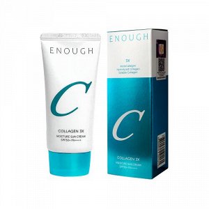 Солнцезащитный крем с коллагеном Collagen 3X Moisture Sun Cream SPF50+ PA++++