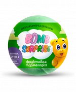 Шипучая бомбочка для ванны Фитокосметик Bomb Surprise Фруктовая мармеладка с игрушкой 115 гр