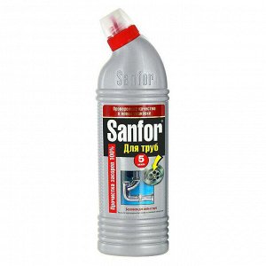 Чистящее средство Sanfor Трубы 5 минут гель 750 мл