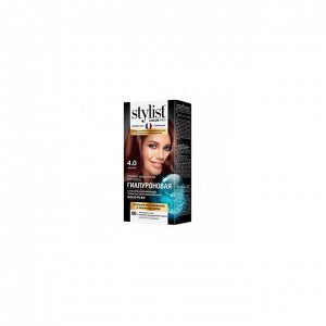 Крем-краска для волос Stylist Color Pro стойкая без аммиака тон 4.0 Каштан 115 мл