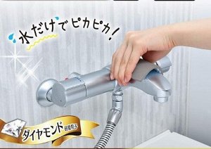 LEC B00322 Gekochi-kun Diamond Scale Removal Acid Plus - салфетка для очистки и полировки зеркал и смесителей