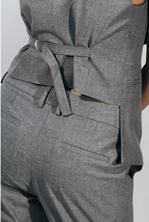 БРЮКИ STRAIGHT-LEG LOW-RISE арт. 9427556, серый
