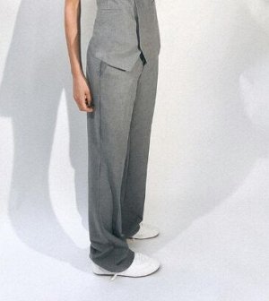 БРЮКИ STRAIGHT-LEG LOW-RISE арт. 9427556, серый