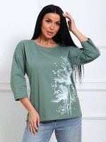 Футболка женская, хаки