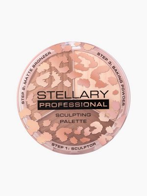 Stellary Контуринг для лица Face sculptor тон 02, коричнево-бежевый