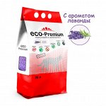 Наполнитель ECO-Premium Лаванда 20л комкующийся