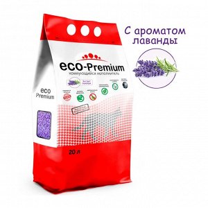 Наполнитель ECO-Premium Лаванда 20л комкующийся