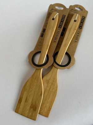Китайский производитель Лопатка кулинарная бамбуковая 31*6 см