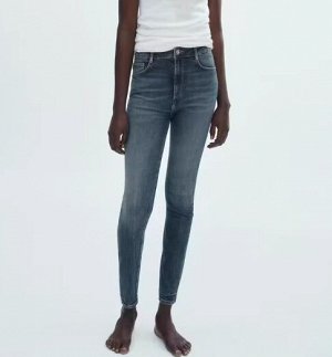 ДЖИНСЫ TRF SKINNY SCULPT С ВЫСОКОЙ ПОСАДКОЙ арт.3643050 800 ,морской синий