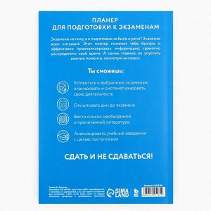 Планер для подготовки к экзаменам, А5 60 л. Мягкая обложка «Панда»