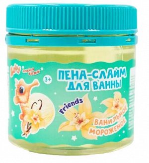 Baffy Пена слайм для ванны детская Ванильное мороженое Баффи 150 мл