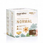 Прокладки женские MARABU Normal, 240 мм., 10 шт.