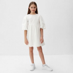 Платье для девочки MINAKU цвет белый, рост