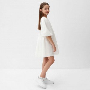 Платье для девочки MINAKU цвет белый, рост