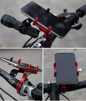 Крепление для телефона и GoPro на велосипед GUB G-89