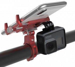Крепление для телефона и GoPro на велосипед GUB G-89