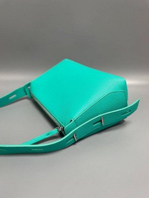 Сумочка женская зеленая экокожа