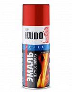 Эмаль термостойкая KUDO Красная, 520 мл